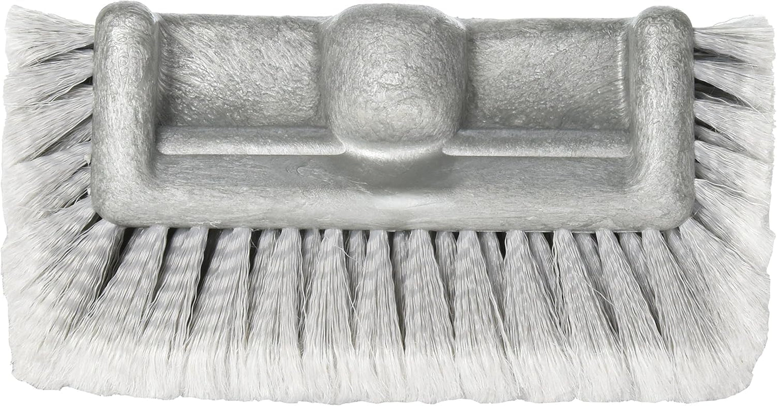 93111 Car Quad 10" Brush Head, Gray, Pole/Rod Not Included